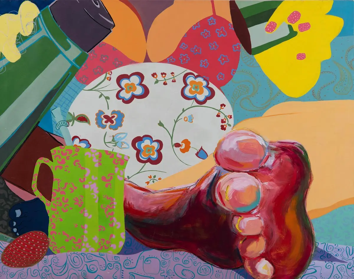 SUSANA CON PANZA / acrílico sobre lienzo / 120 x 90 cm / Sofía Toribio / 2010 - Córdoba, Argentina / Colección Privada