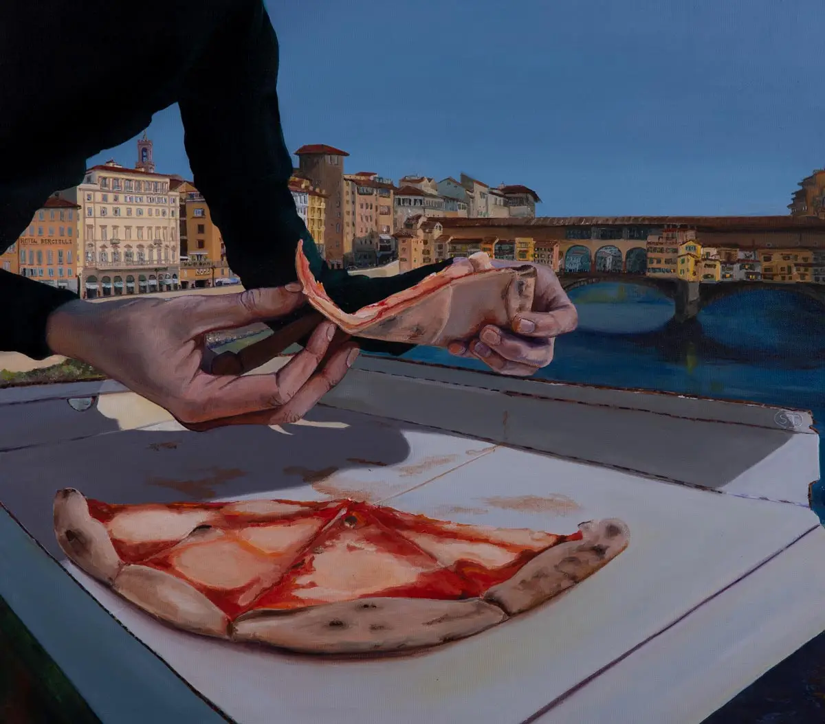 TOURIST / acrílico sobre lienzo / 80x70 cm / Sofía Toribio / Firenze, 2018 / Sofía Toribio / Colección Privada
