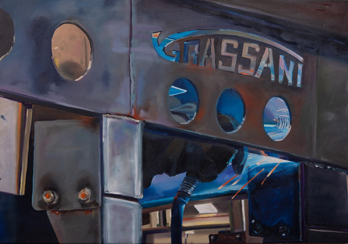 GRASSANI II / óleo sobre lienzo / 100 x 70 cm / Sofía Toribio / 2013 - Villa María, Córdoba, Argentina / Colección Grassani
