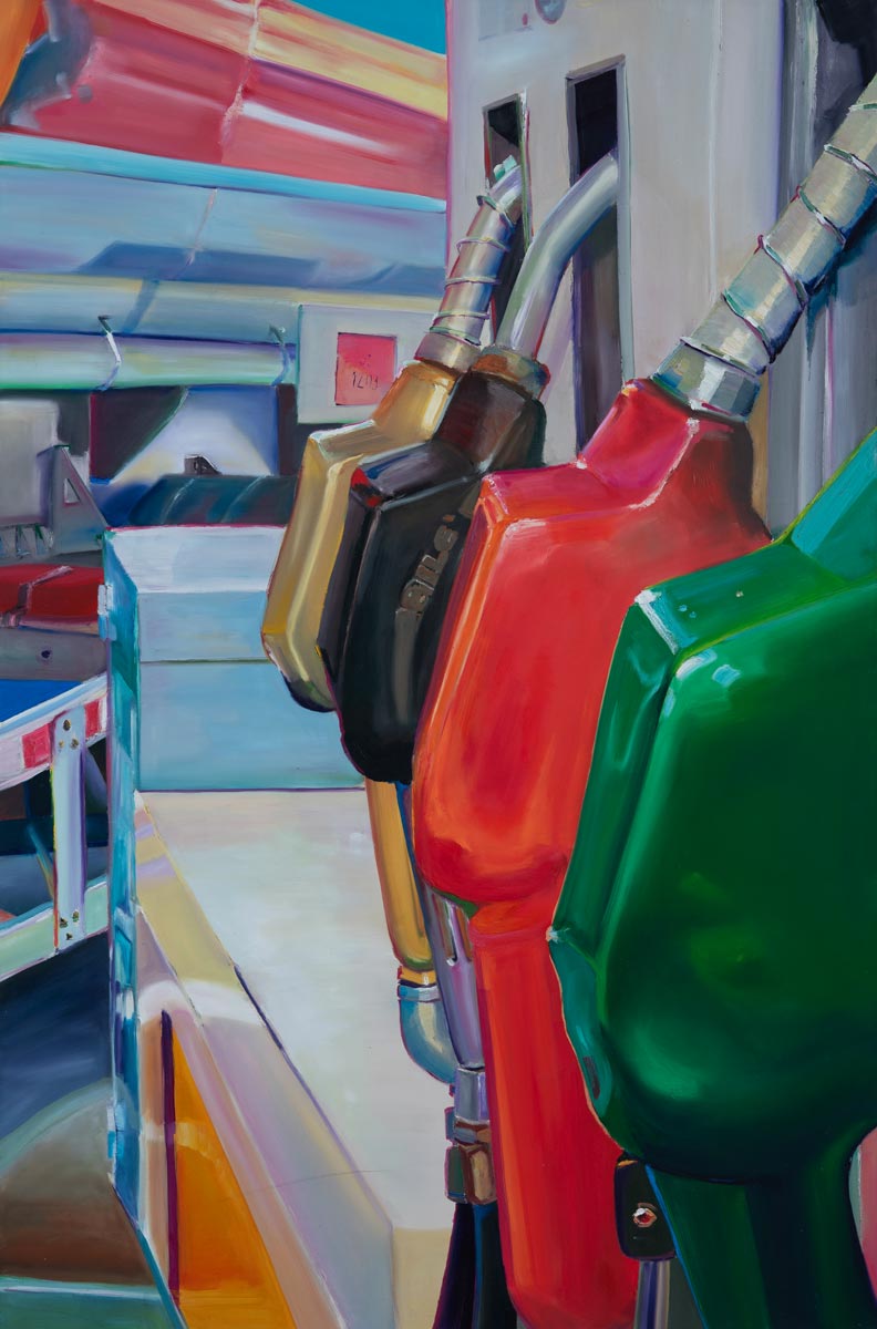 SURTIDORES / óleo sobre lienzo / 100 x 150 cm / Sofía Toribio / 2013 - Córdoba, Argentina / Colección Brondello