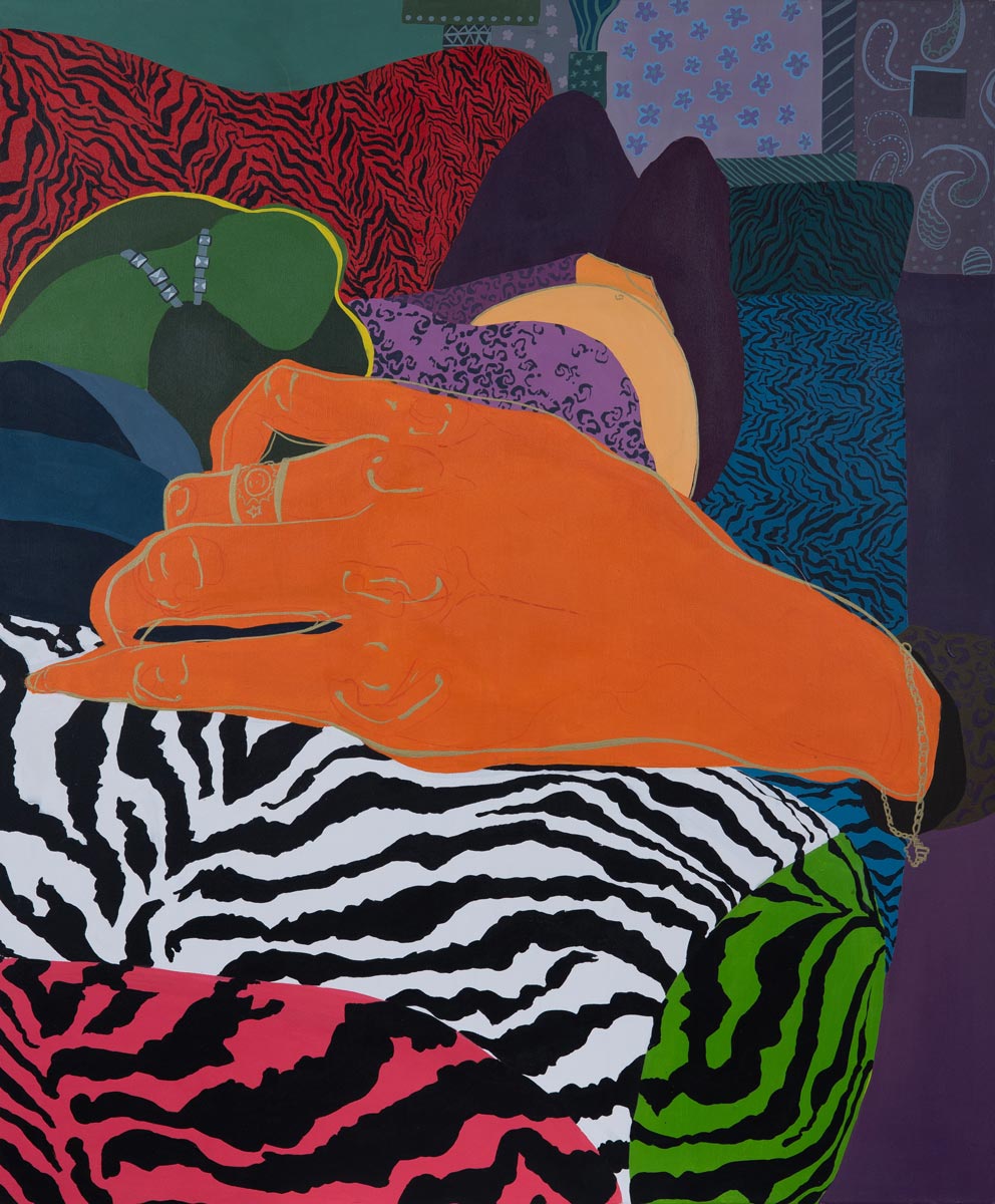 ZEBRA-PRINT-WOO / acrílico sobre lienzo / 100 x 120 cm / Sofía Toribio / 2010 - Córdoba, Argentina / Colección Museo de Bellas Artes F. Bonfiglioli