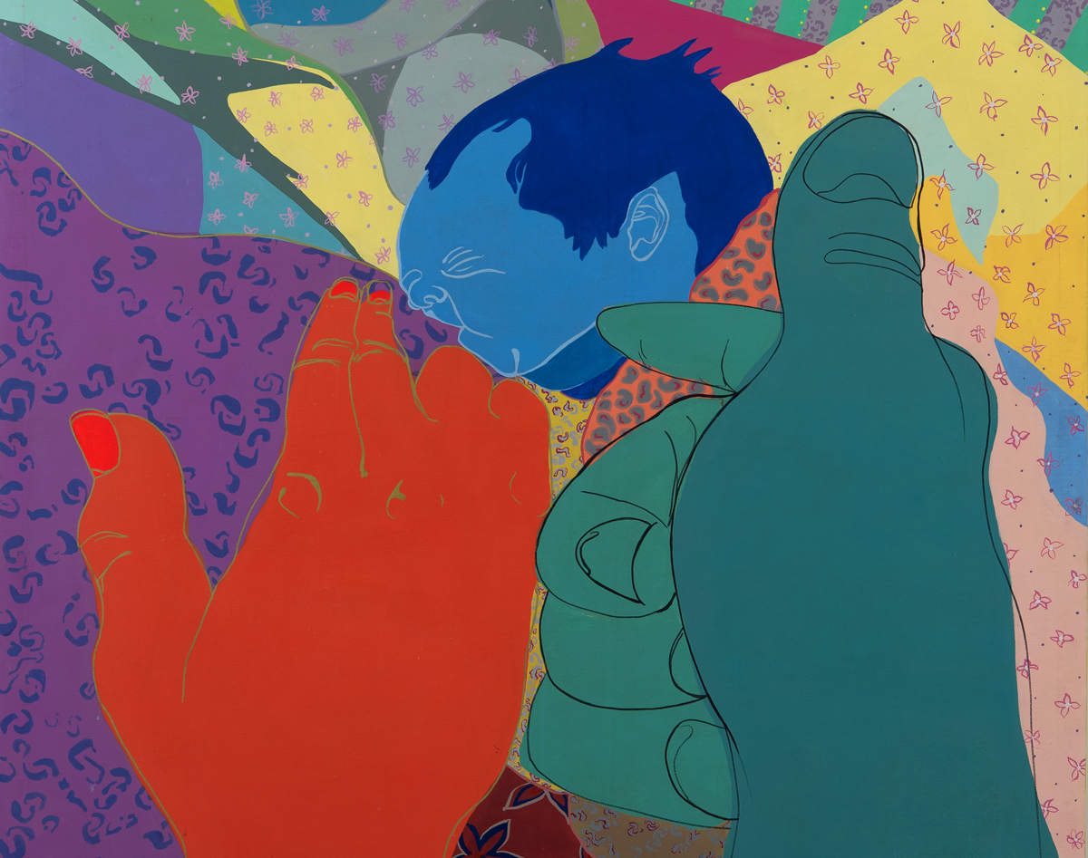 NACIMIENTO / acrílico sobre lienzo / 135x135 cm / Sofía Toribio / 2010 - Córdoba, Argentina / Colección Privada