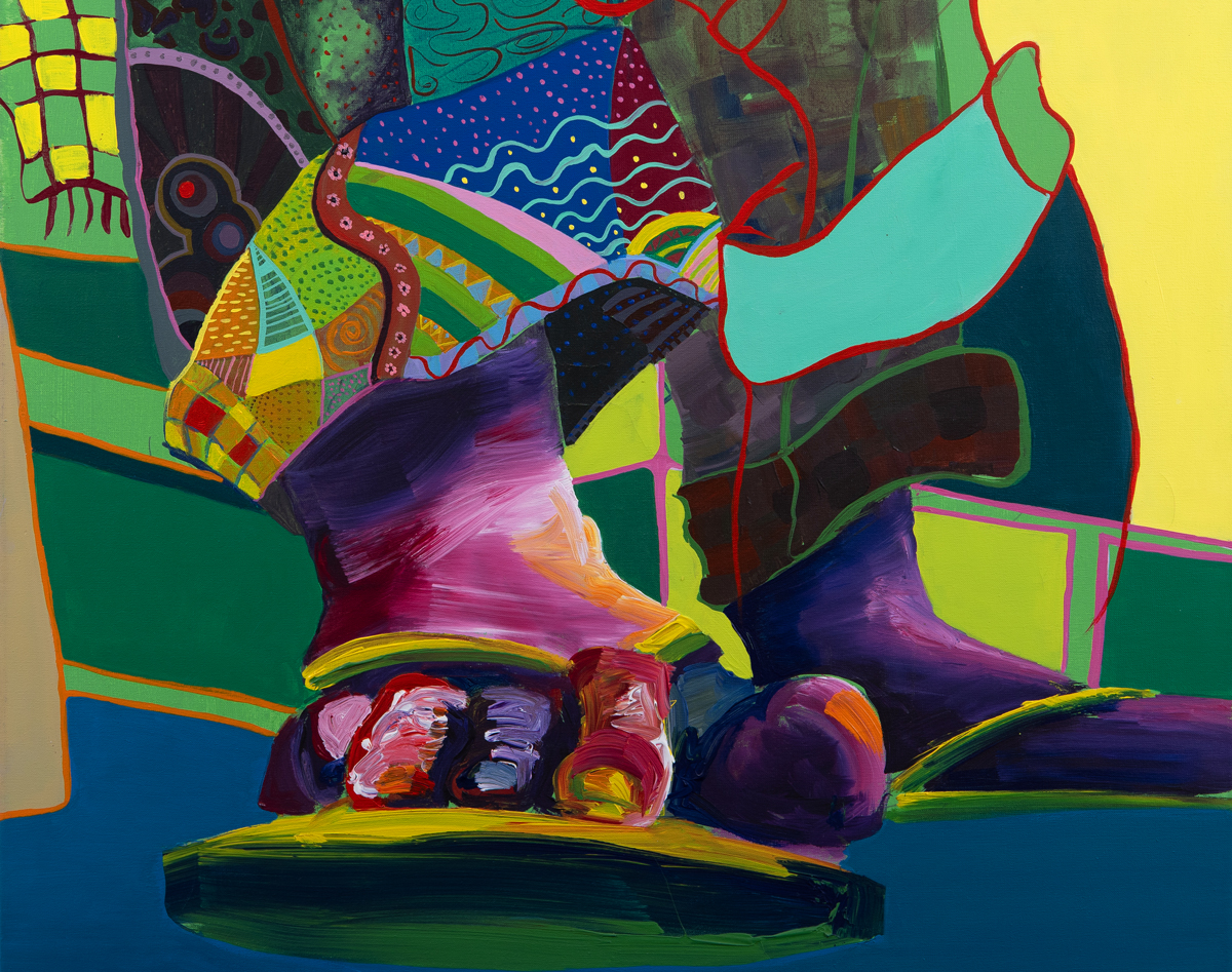 PIES DE NARSI I / acrílico sobre lienzo / 50x60 cm / Sofía Toribio / 2010 - Córdoba, Argentina / Colección Brondello