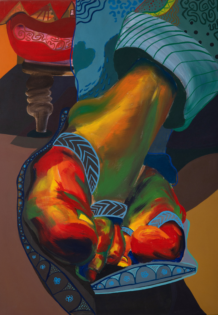 PIES DE NARSI II / acrílico sobre lienzo / 70 x 100 cm / Sofía Toribio / 2010 - Villa María, Córdoba, Argentina / Colección Privada